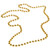 U.S. Toy JA426 Metallic Bead Necklaces  Gold