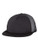 Mega Cap Foam Front Flat Bill Trucker Cap One Size Black