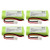 WalR Rechargeable Cordless Phone Battery Ni-MH  4 Pack  for AT and T CL82201 CL82250 CL82300 CL82301 CL82350 CL82351 CL82400 CL82401 CL82450 CL82451 CL82500 CL82501 CL82550 CL82551 CL82600
