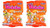 TRULULU Casquitos Gomitas Sabor a Naranja - 90 grs. - 2 Pack.   Orange Flavored Gummies- 3.17 oz. - 2 Pack.