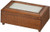 Carson Home Accents Small Woodgrain Music Box Plays Everything is Beautiful