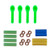 Rod-N-Bobb_s Torch Lightstick -4-Pack-  Green