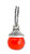 J and M Dangle Ruby Red Faceted Crystal Charm Bead for Charms Bracelets