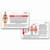 Rule of 9_s  and  Palm Method Burn Chart Horizontal Badge Reference Card -1 Card-