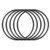 uxcell Nitrile Rubber O-Rings 48mm OD 44.2mm ID 1.9mm Width  Metric Buna-N Sealing Gasket  Pack of 50