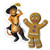 Popfunk Shrek Puss _n Boots and Gingy Collectible Stickers