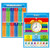 Multiplication Table and Time Telling Laminated Posters for Kids -17inch  x 23inch -