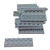 LEGO Parts and Pieces  Light Gray -Medium Stone Grey- 2x6 Plate x20