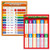 Multiplication Fractions-Contains The Corresponding Decimal and Percentage- Table  Laminated Educational Posters Math Classroom Charts 17  X 23