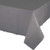 Glamour Gray Paper Tablecloths with Plastic Lining  3 ct