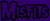 C and D Visionary Misfits Purple Logo Large Sticker -S-7207-X-