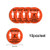 10pcs Stand Here Safe Distance Floor Decals Sticker Stand Here Please Keep Social Distancing Sticker Keep 6ft in Between Distance Marker Floor Ground sign Isolated label -Type 4-