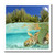 3dRose ht_85139_2 Green sea turtle, Bora Bora, French Polynesia - Michele Westmorland - Iron on Heat Transfer for White Material, 6 by 6-Inch
