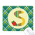 S Alphabet Strawberry Fruit Cute Pattern Green Lattices Grid Pixel Mouse Pad