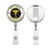 U.S. Army MOS 91P Radiology Specialist Round ID Badge Key Card Tag Holder Badge Retractable Reel Badge Holder with Belt Clip