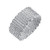 Cutesmile Fashion Beautiful Jewelry New 925 Sterling Silver Mesh Fine Ring Band -8-