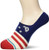 Stance Men_s NO Show Sock The Fourth ST  Red  Medium