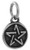 Sterling Silver Teeny Tiny Pentagram - SMALL - -Charm Only or Necklace-