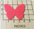 Butterfly Shaped Fondant Cookie Cutter and Stamp 1153