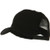 Otto Caps Solid Cotton Twill Mesh Prostyle Cap - Black