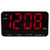 Equity by La Crosse 30401 3" Red LED Electric Alarm Clock, X-Large