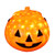 N Q Halloween LED Pumpkin Lights  Jack-O_-Lantern  Small Orange Flickering Tea Lights  for Halloween  Fall Festival Decorations