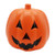 N Q Halloween LED Pumpkin Lights  Jack-O_-Lantern  Small Orange Flickering Tea Lights  for Halloween  Fall Festival Decorations
