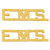 Smith  and  Warren 1 2inch  E.M.S Collar Insignia Gold Finish