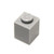 LEGO Parts and Pieces  Light Gray -Medium Stone Grey- 1x1 Brick x20