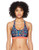 TYR Carnivale Harlow top  Black Multi  XS