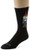 SockGuy Gnomies 6inch  Socks S M Black