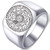 Dacai The Seals of The Seven Archangels Protection Amulet Seal Solomon Kabbalah Mens Womens Stainless Steel Polished Ring