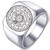 Dacai The Seals of the Seven Archangels Protection Amulet Seal Solomon Kabbalah Mens Womens Stainless Steel Polished Ring