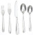 Cambridge Silversmiths Soiree Mirror 30-Piece Flatware Set