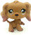 N N Littlest Pet Shop  LPS Toy Rare Brown Cocker Spaniel Dog Flower Eyes Animal LPSs