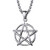 PROSTEEL Tetragrammaton Pentacle Necklace Eliphas Levi_s Pentagram Men Women Protection Charm Amulet Wiccan Magical Stainless Steel Star Satanism Gothic Occult Devil Pendant Chain