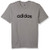 adidas Linear Graphic Tee  Medium Grey Heather Medium Grey Heather  Large