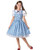 Seasons Farm Girl Dorthy Costume -S-4-6-- Blue
