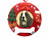 E and S Pets Basset Hound Personalized Christmas Ornament