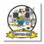 3dRose ht_103072_1 Funny Worlds Greatest Computer Nerd Men Cartoon-Iron on Heat Transfer for White Material, 8 by 8-Inch