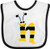Inktastic Cute Bee Initial N Baby Bib White and Black 3caf0