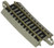 Bachmann Industries E-Z Track Half Section 19inch  Radius Curved Track -6 card- N Scale