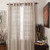 Bedford Home Maggie Grommet Single Curtain Panel, 84-Inch, Beige
