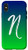 iPhone X XS Blue to Green Gradient Initial N Phone Case Green Letter N Case
