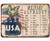 Metal Sign - USA Military Alphabet - Durable Metal Sign - 8inch  x 12inch  Use Indoor Outdoor - Perfect Gift and Decor for Military  Veterans and Patriots Under 20