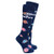 Socks n Socks-Women_s 1 Pair Colorful Luxury Cotton Donut Worry Knee Socks