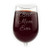 Engraved Best Mom Ever Wine Glass