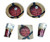 Sports Fanatic Basketball Bundle 9" Plates (16) Lunch Napkins (18) Cups (16)