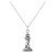 Sterling Silver Small Lighthouse Necklace 16  18 or 20 inch