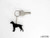 German Shorthaired Pointer - Keychain Silhouette